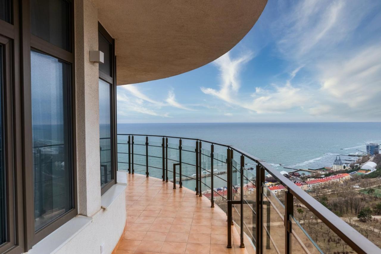44 Pearl 1-Bedroom Panoramic Sea View Apartment Odessa Exteriör bild